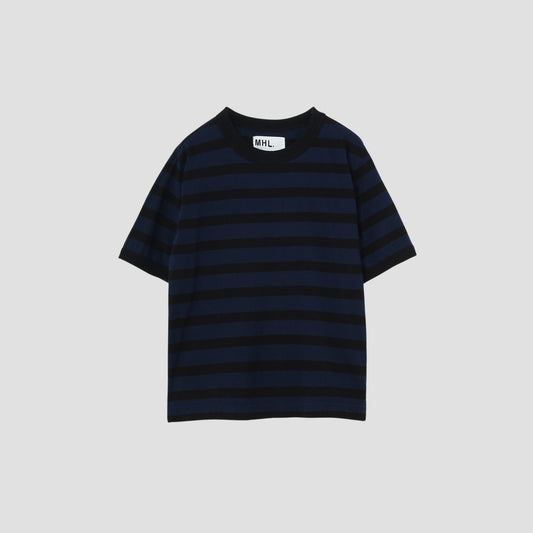 COTTON LINEN STRIPE JERSEY