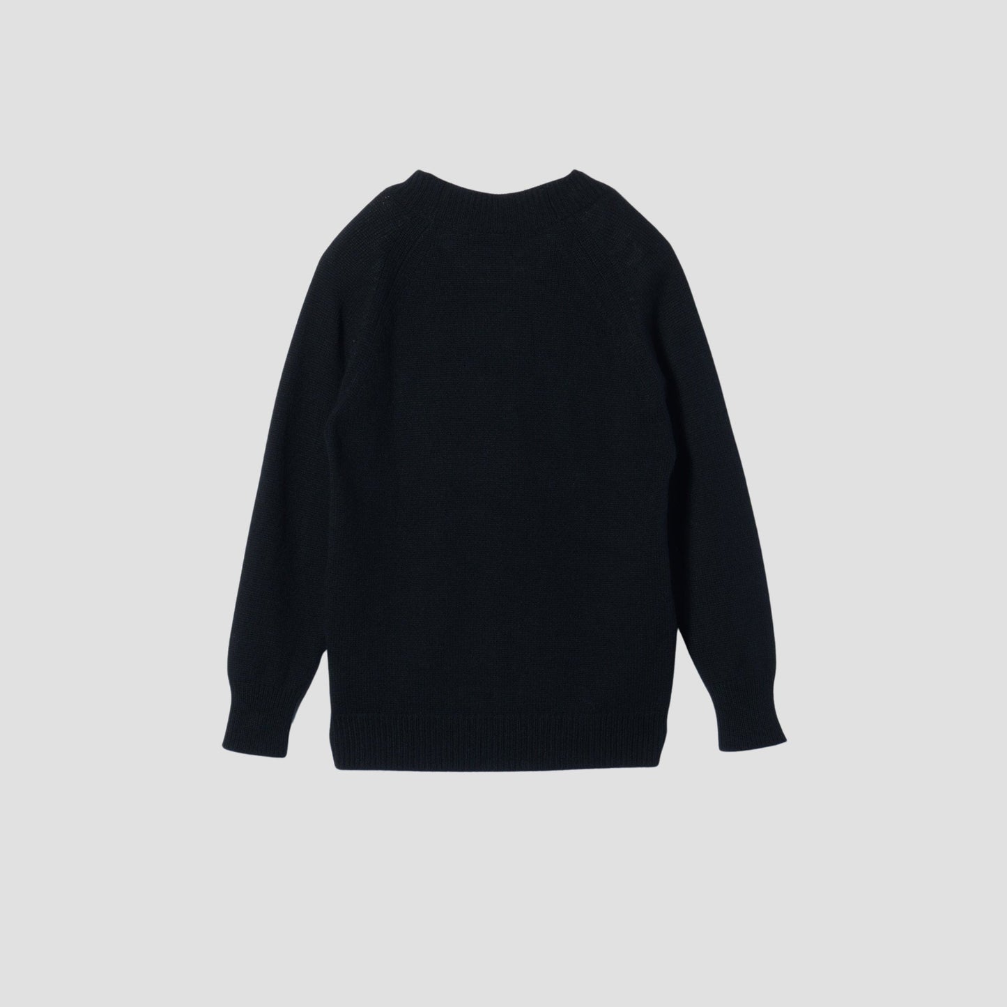 RIB COLLAR CARDIGAN KNIT