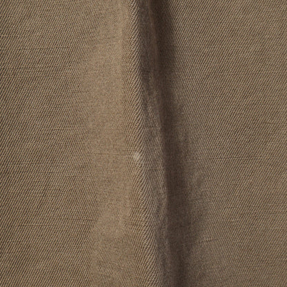 LINEN COTTON TWILL TROUSERS