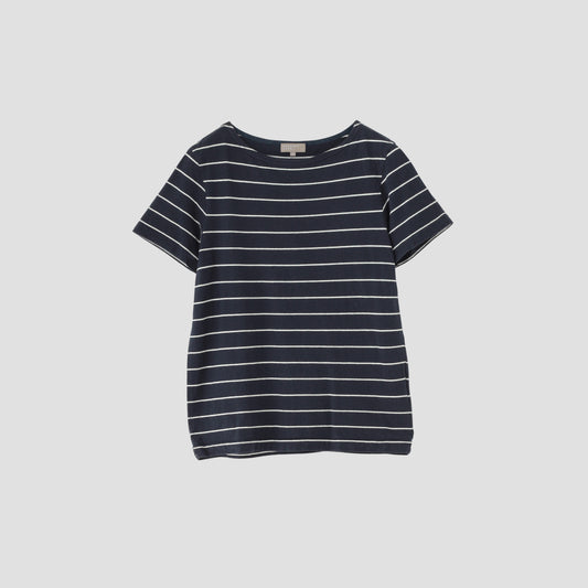 COTTON LINEN SZ STRIPE JERSEY