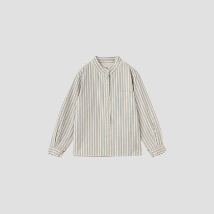 COTTON OXFORD STRIPE SHIRT