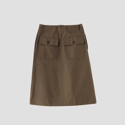 COTTON WOOL DRILL SKIRT