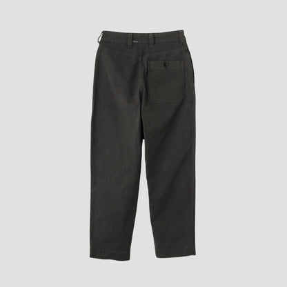 UNEVEN COTTON CANVAS TROUSERS