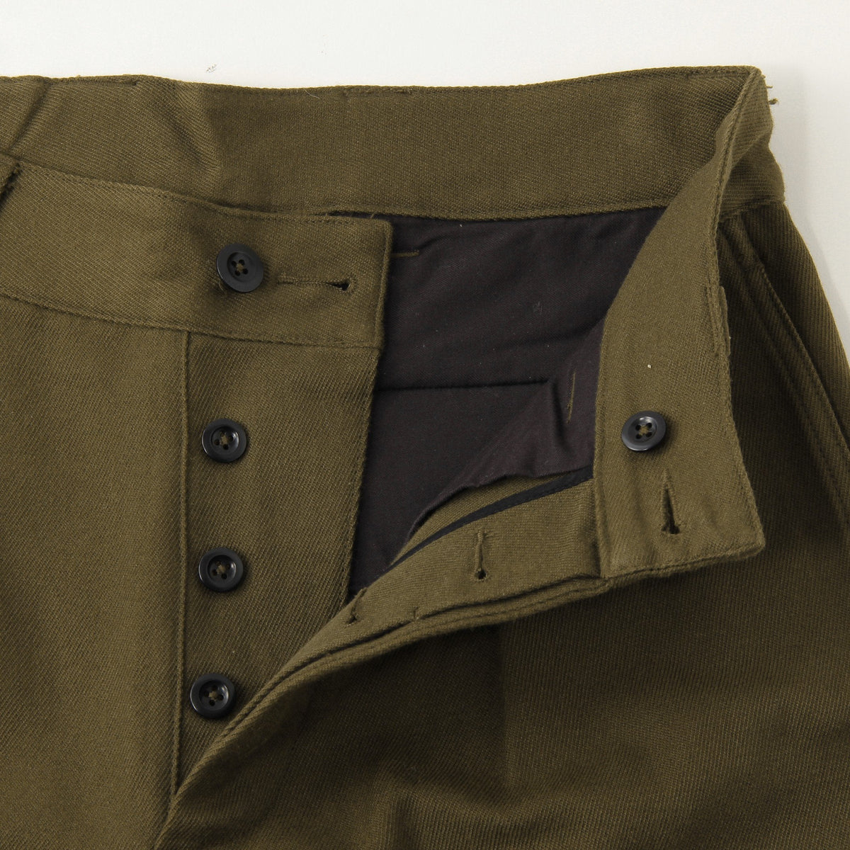 LIGHT COTTON WOOL DRILL TROUSERS