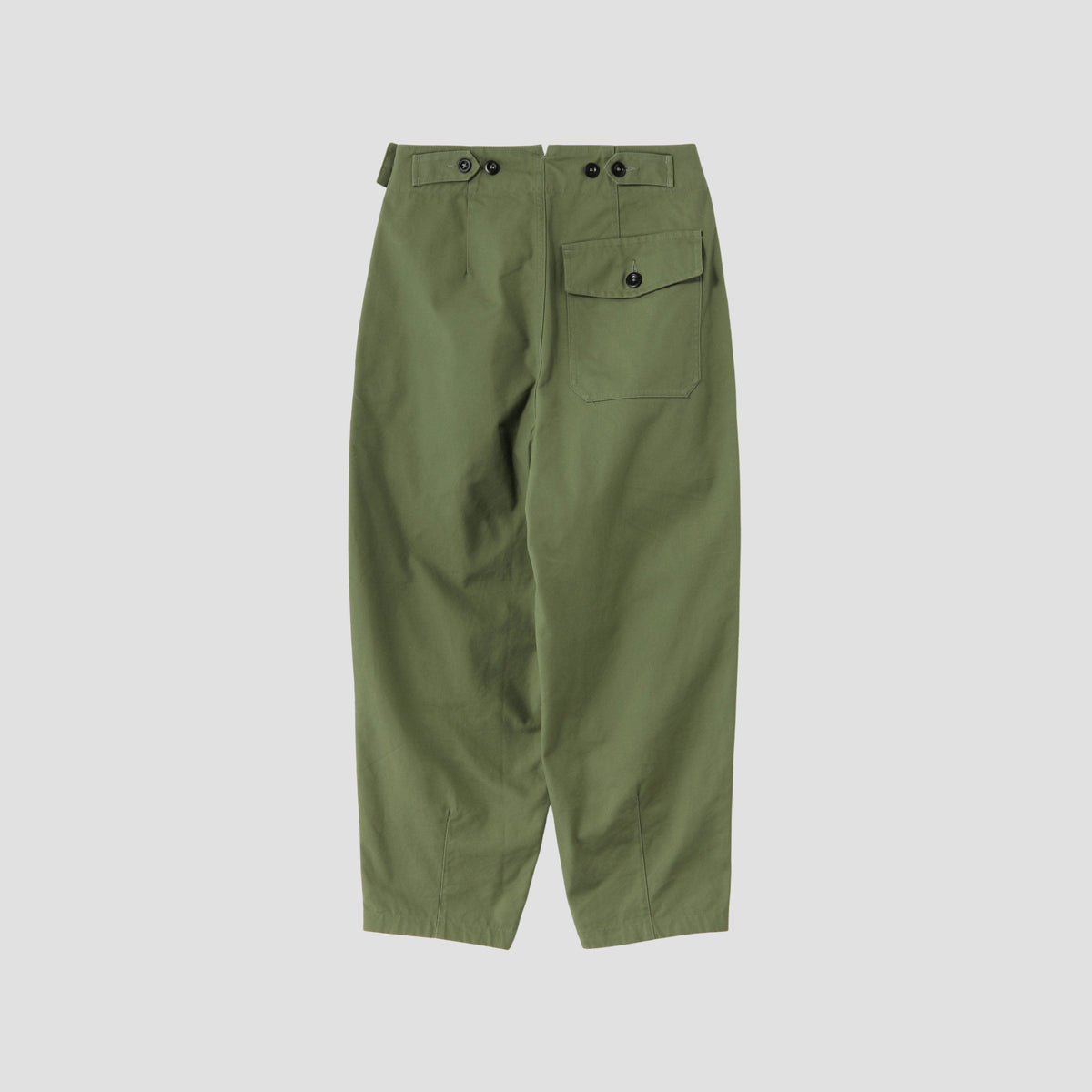 DRY NATURAL COTTON CANVAS TROUSERS