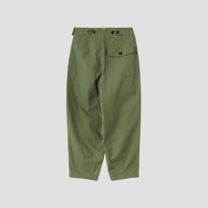 DRY NATURAL COTTON CANVAS TROUSERS