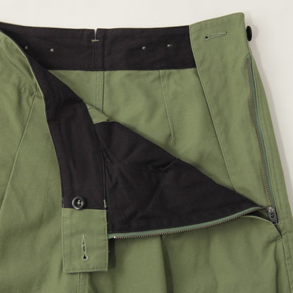 DRY NATURAL COTTON CANVAS TROUSERS