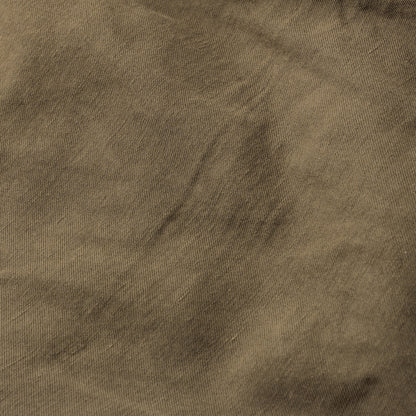 HIGH TWIST LINEN COTTON TWILL TROUSERS