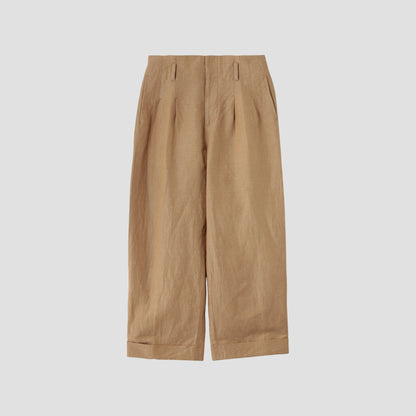 LINEN COTTON TROUSERS