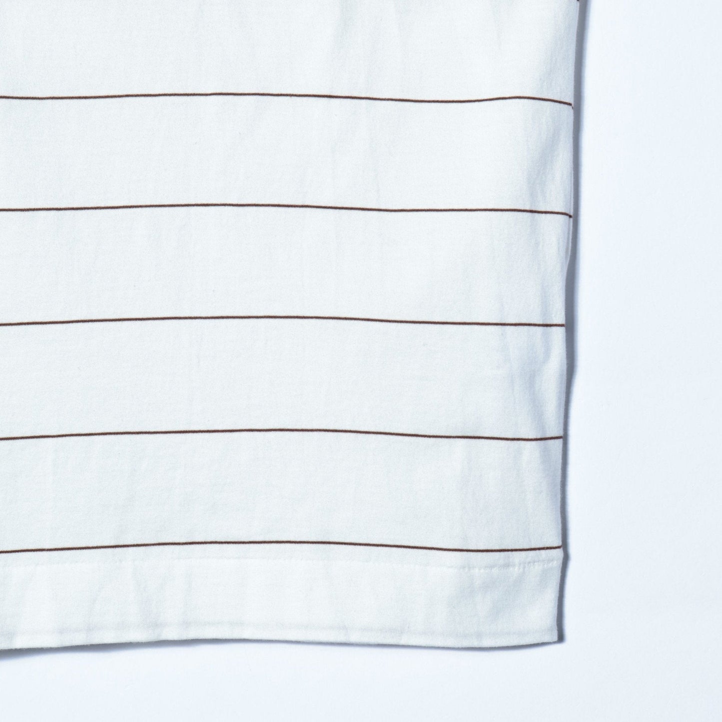 COTTON STRIPE SLOUCHY T SHIRT JERSEY