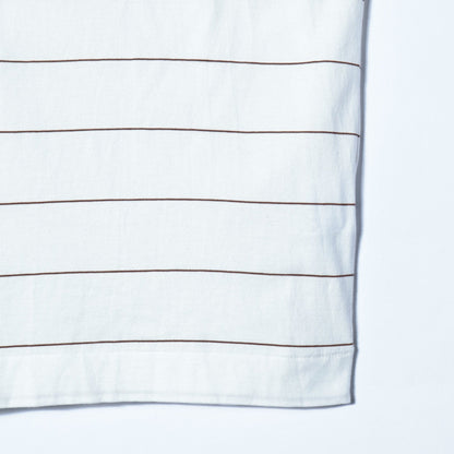 COTTON STRIPE SLOUCHY T SHIRT JERSEY