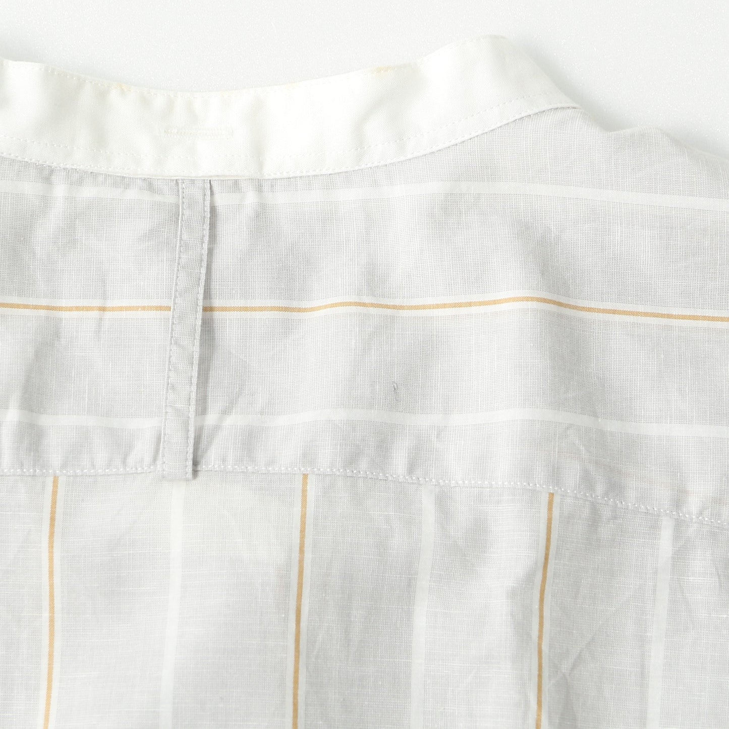 WIDE PJ STRIPE COTTON LINEN SHIRT
