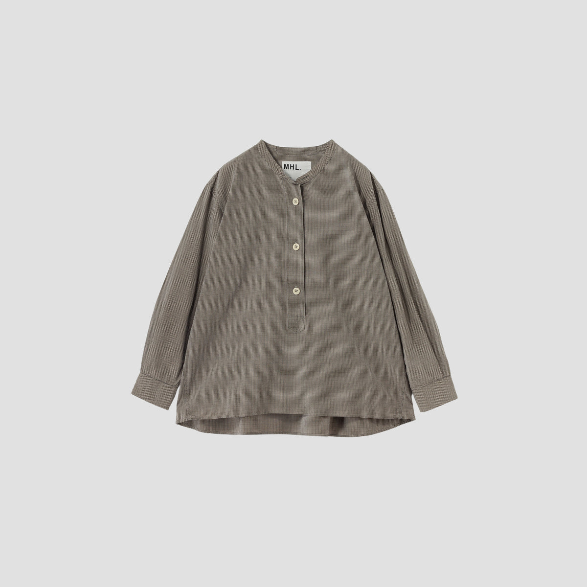 TINY GINGHAM COTTON SHIRT