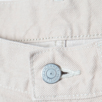 ASH WHITE DENIM TROUSERS