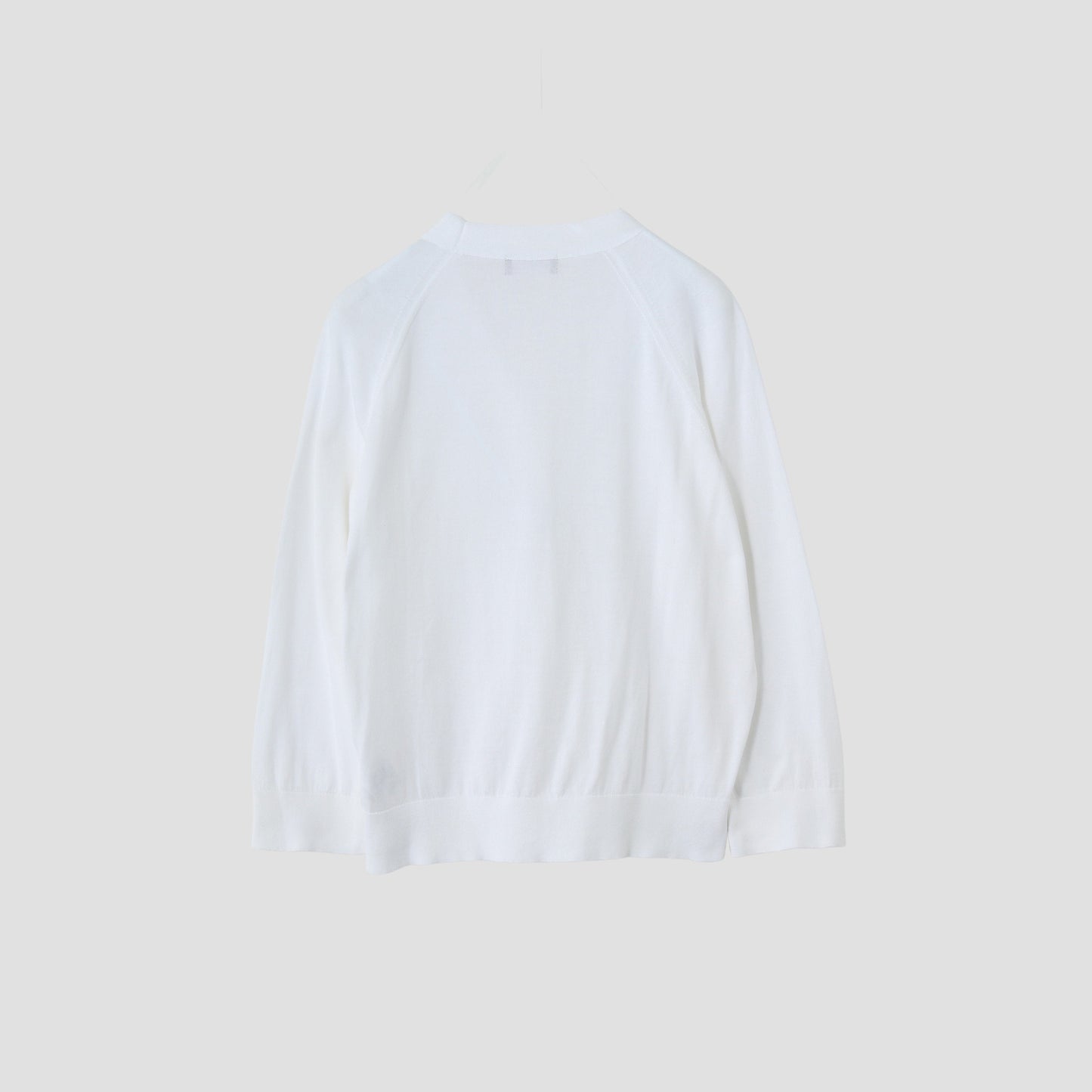 SUPERFINE COTTON CARDIGAN KNIT