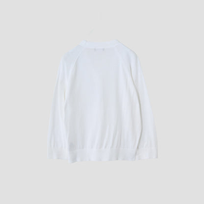 SUPERFINE COTTON CARDIGAN KNIT