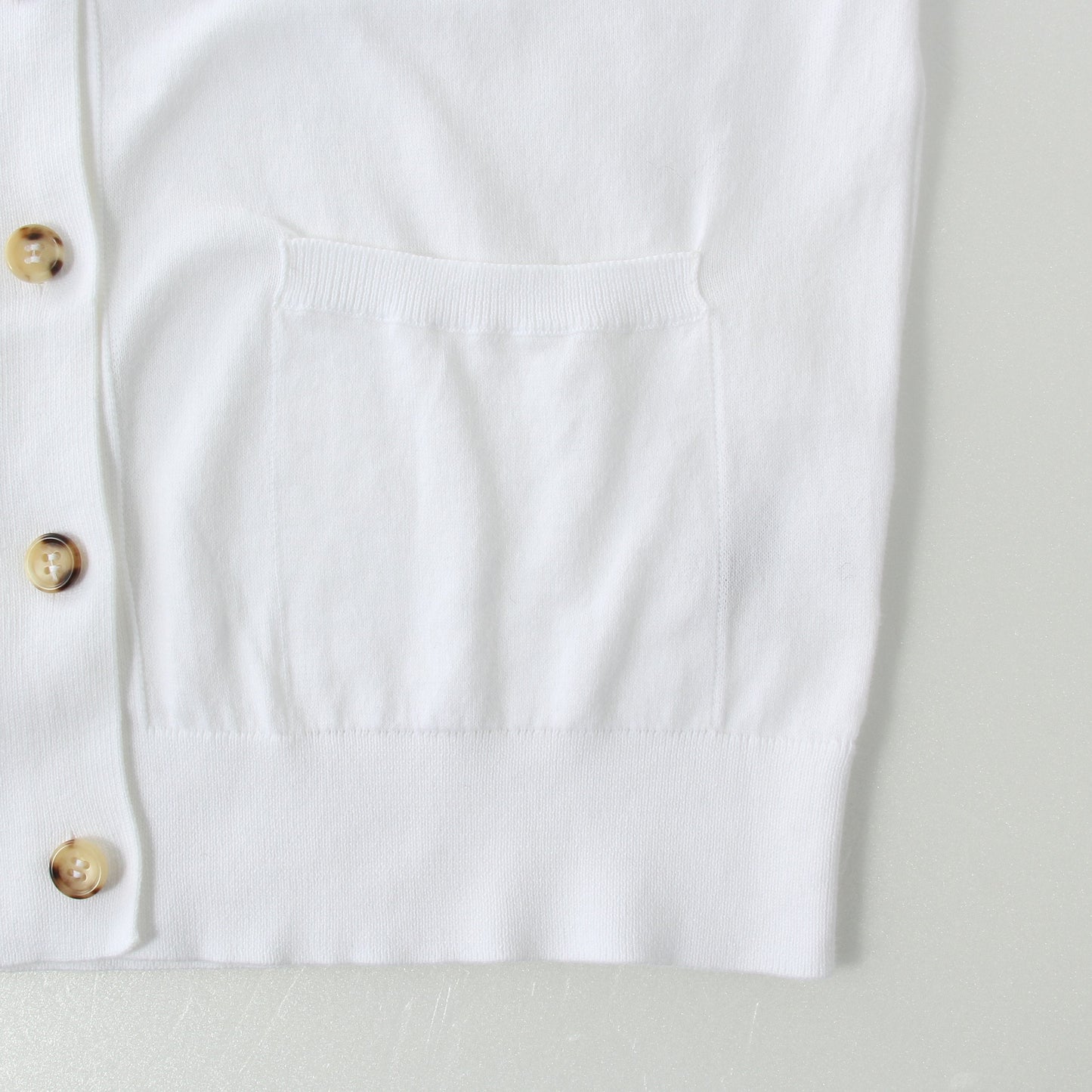 SUPERFINE COTTON CARDIGAN KNIT