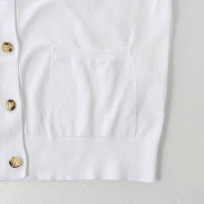 SUPERFINE COTTON CARDIGAN KNIT