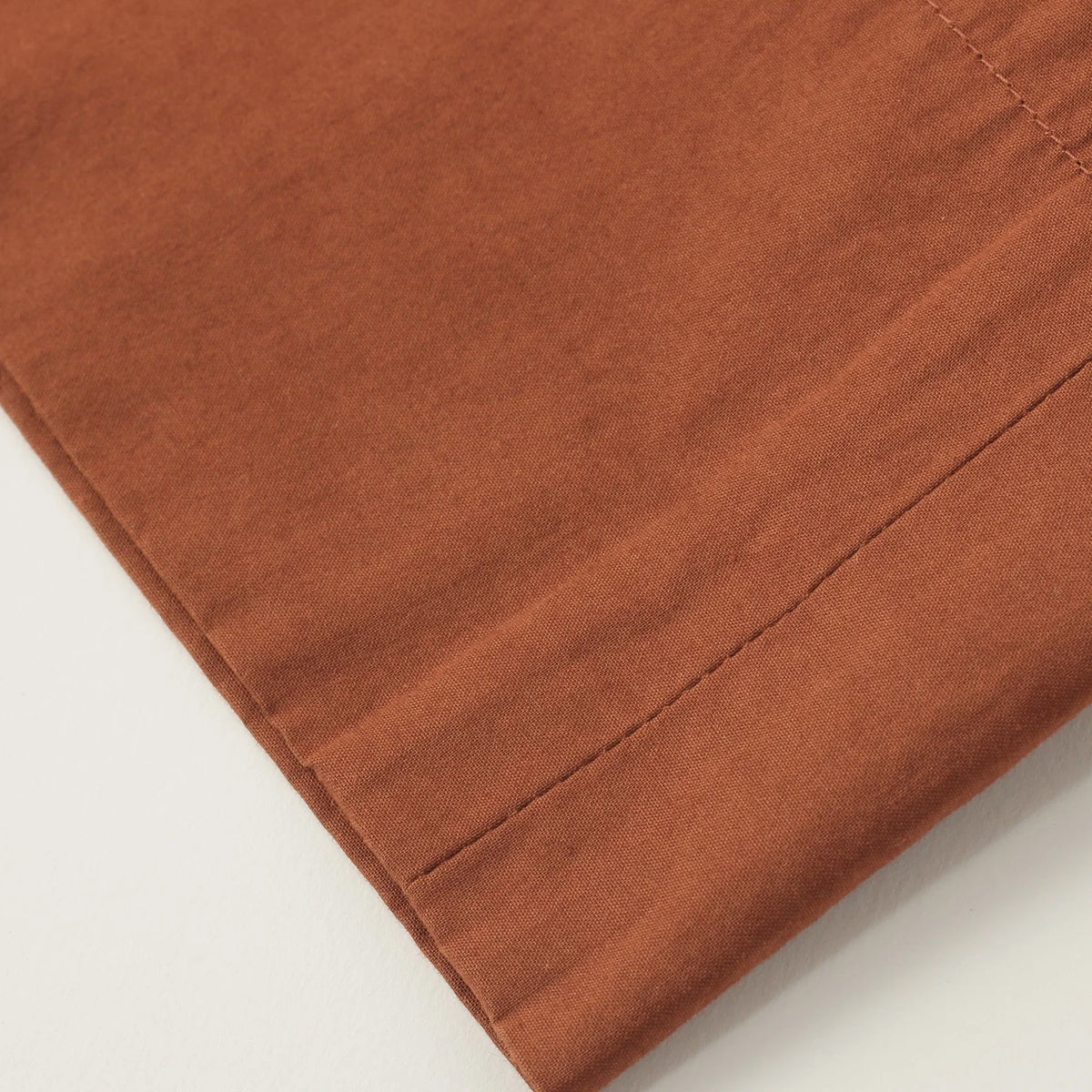 PLAIN COTTON SILK TROUSERS