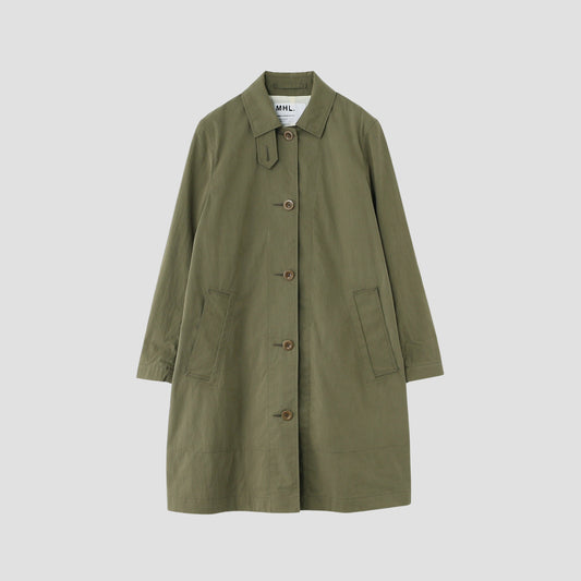 WASHED PROOFED COTTON COAT