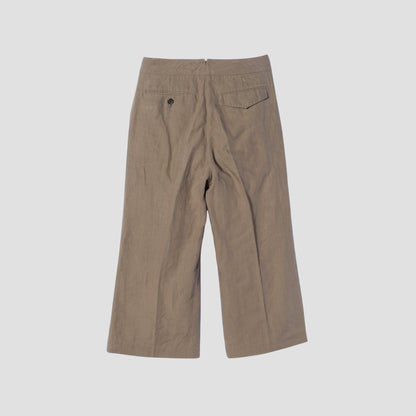 HIGH DENSE LINEN TROUSERS