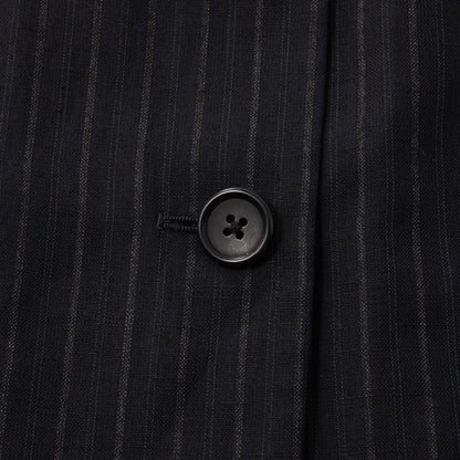 CHALK STRIPE LINEN WOOL JACKET