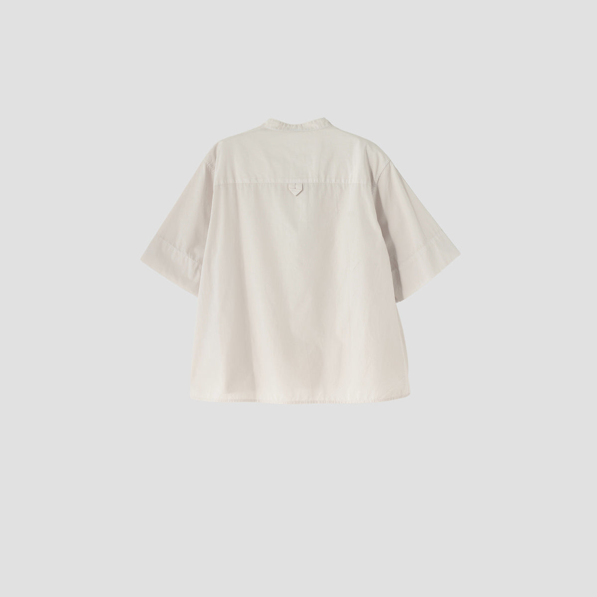 GARMENT DYE COTTON POPLIN SHIRT