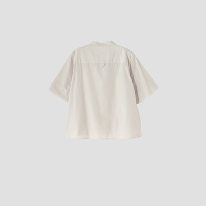GARMENT DYE COTTON POPLIN SHIRT