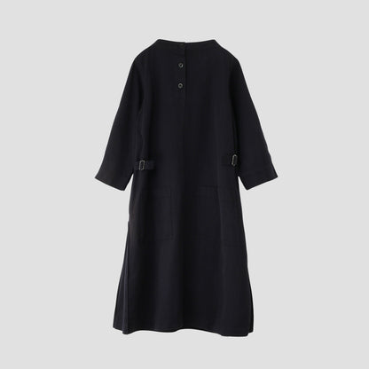 COTTON WOOL TWILL DRESS