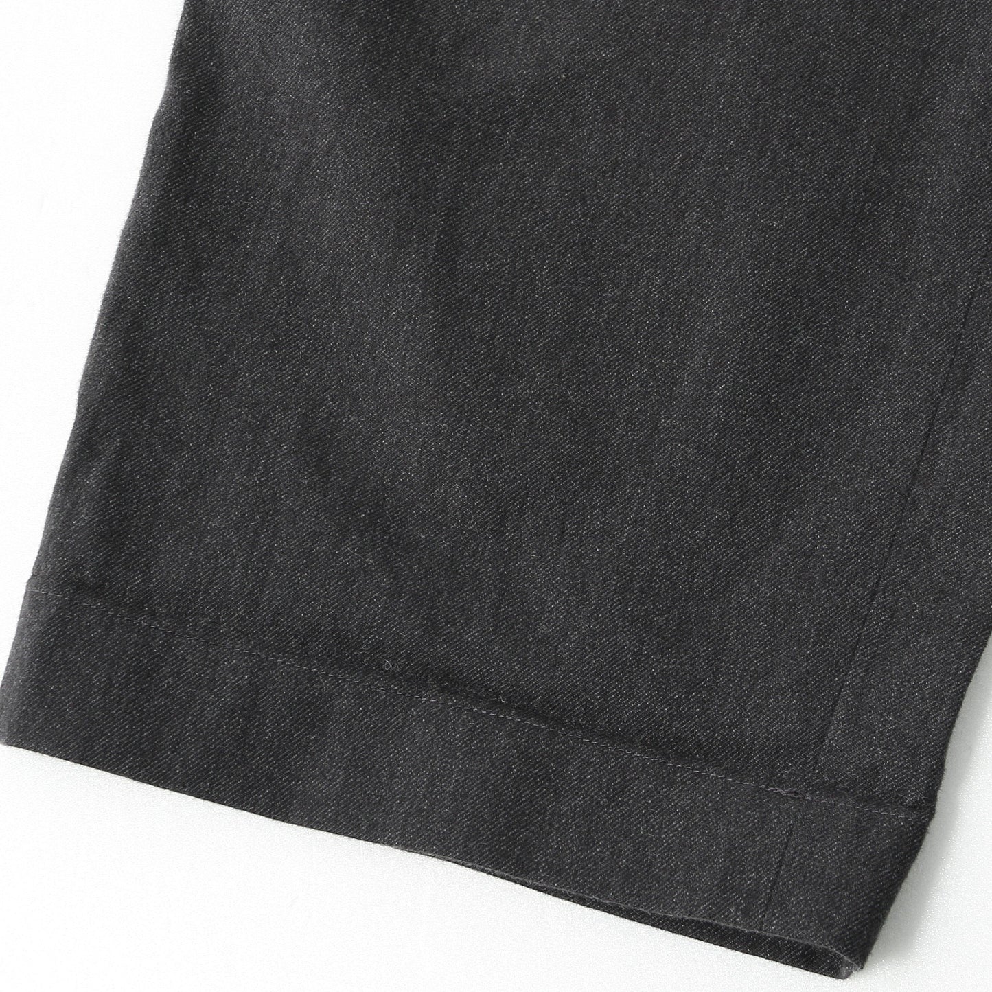 BRUSHED COTTON WOOL TROUSERS