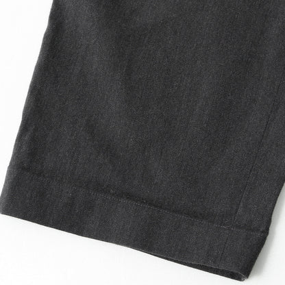 BRUSHED COTTON WOOL TROUSERS