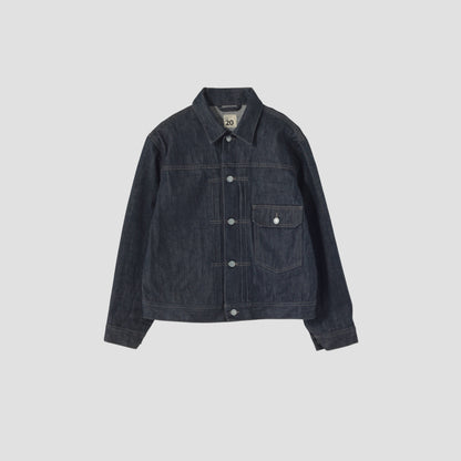 ORGANIC COTTON DENIM BLOUSON