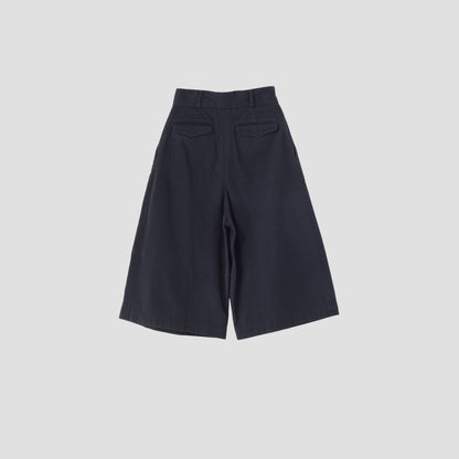 YARN DYE HEAVY COTTON TWILL TROUSERS