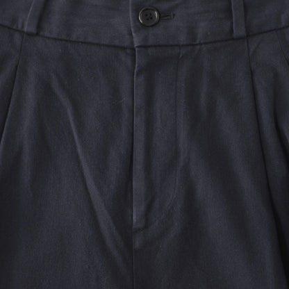 YARN DYE HEAVY COTTON TWILL TROUSERS