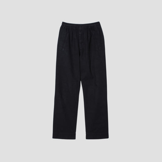 LINEN COTTON TWILL TROUSERS
