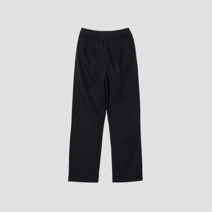 LINEN COTTON TWILL TROUSERS