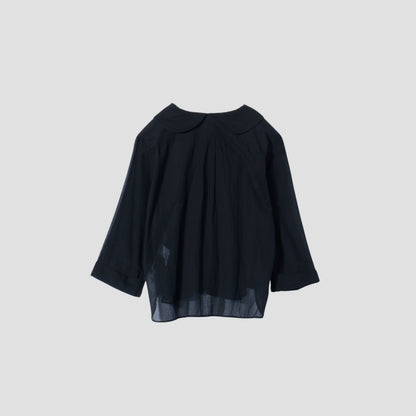 COTTON SILK CHIFFON SHIRT