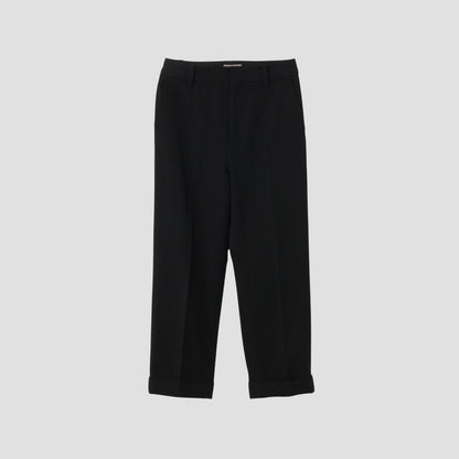 COTTON WOOL BARATHEA TROUSERS