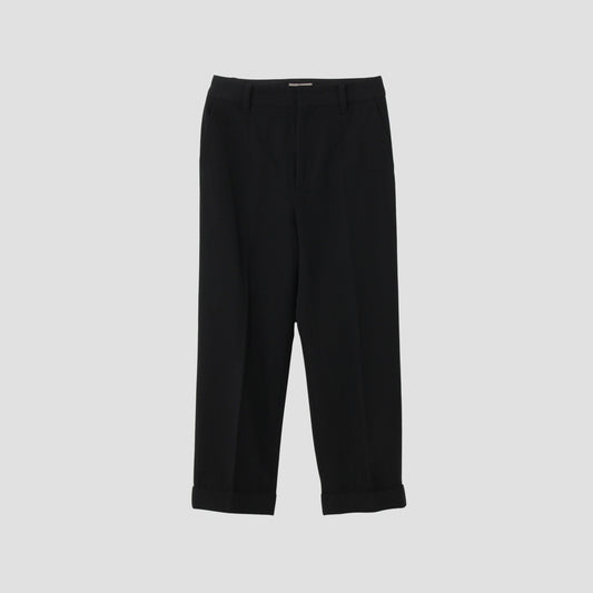 COTTON WOOL BARATHEA TROUSERS