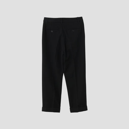 COTTON WOOL BARATHEA TROUSERS