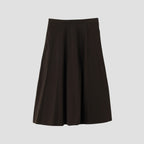 YARN DYE COTTON BLEND SKIRT