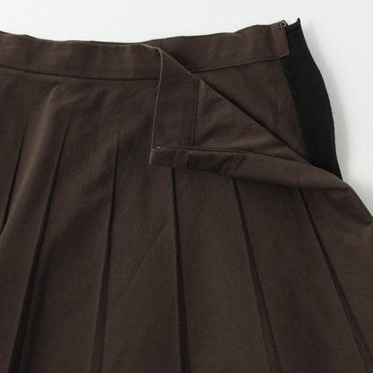 YARN DYE COTTON BLEND SKIRT