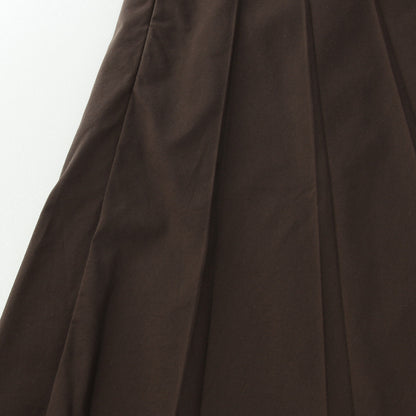YARN DYE COTTON BLEND SKIRT
