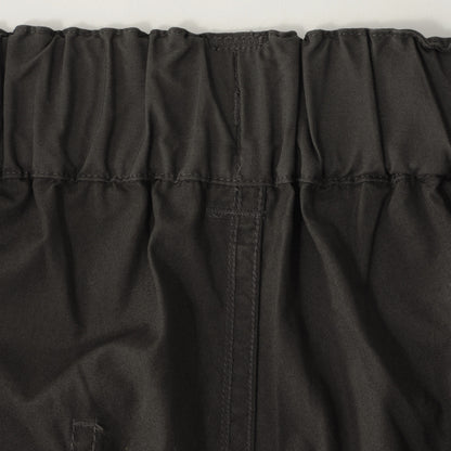 FINE COMPACT COTTON POPLIN TROUSERS