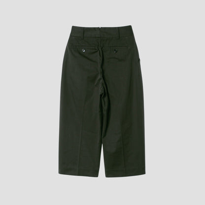 DENSE FINE COTTON TWILL TROUSERS