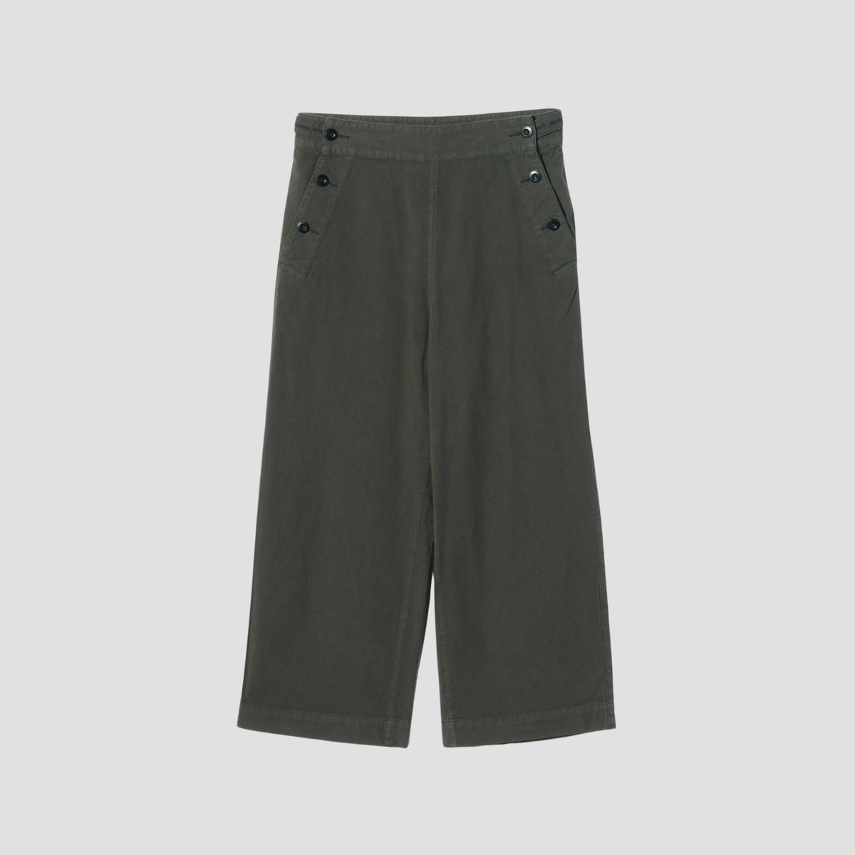 ROUGH COTTON CANVAS TROUSERS