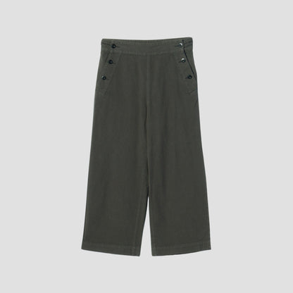 ROUGH COTTON CANVAS TROUSERS