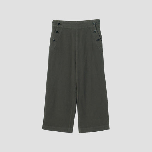 ROUGH COTTON CANVAS TROUSERS