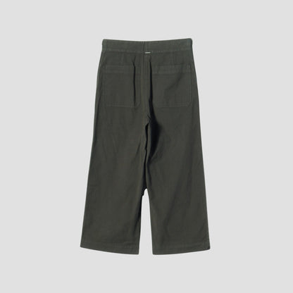 ROUGH COTTON CANVAS TROUSERS
