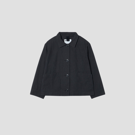 OVERDYE MELANGE COTTON LINEN BLOUSON